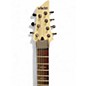 Used Schecter Guitar Research Demon 7 String White Solid Body Electric Guitar