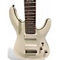 Used Schecter Guitar Research Demon 7 String White Solid Body Electric Guitar