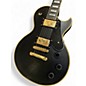 Used Schecter Guitar Research SOLO II-CUSTOM Black and Gold Solid Body Electric Guitar thumbnail