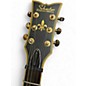 Used Schecter Guitar Research SOLO II-CUSTOM Black and Gold Solid Body Electric Guitar