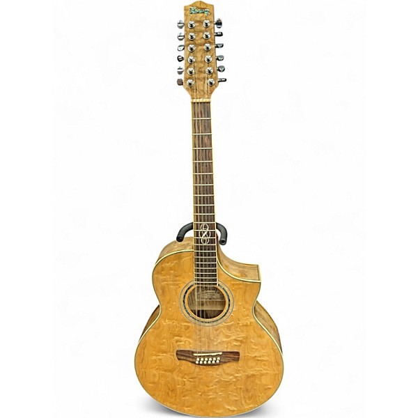 Used Ibanez ew2012ase Natural 12 String Acoustic Electric Guitar