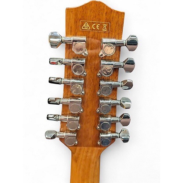 Used Ibanez ew2012ase Natural 12 String Acoustic Electric Guitar