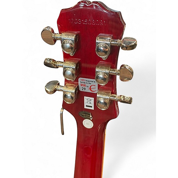 Used Epiphone Les Paul Standard Pro Candy Red Burst Solid Body Electric Guitar