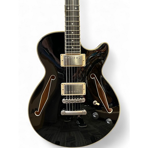 Used D'Angelico EXCEL SS TOUR Black Hollow Body Electric Guitar
