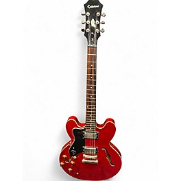 Used Epiphone Lefty Dot CH Cherry Hollow Body Electric Guitar