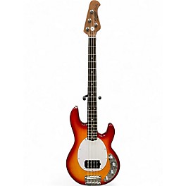 Used Sterling by Music Man STINGRAY 34 Heritage Cherry Sunburst Electric Bass Guitar
