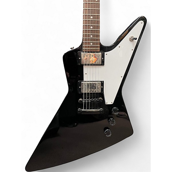 Used Epiphone Explorer Black Solid Body Electric Guitar