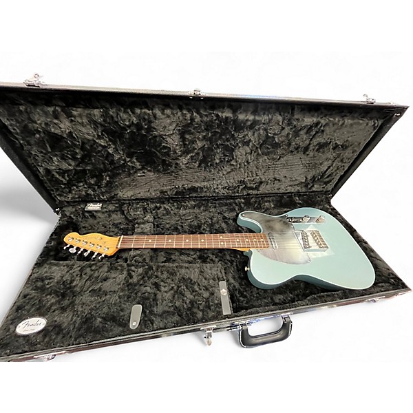Used Fender Chrissie Hynde Signature Telecaster Ice Blue Metallic Solid Body Electric Guitar