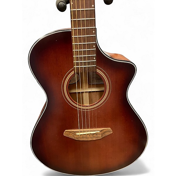 Used Breedlove Organic Collection Wildwood Concert Cutaway CE Acoustic-Elec Whiskey Burst Acoustic Guitar