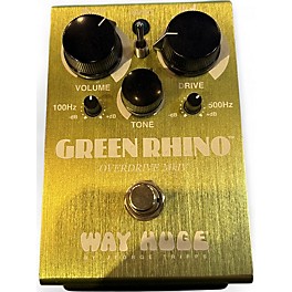 Used Way Huge Electronics WHE202 Green Rhino Overdrive Effect Pedal