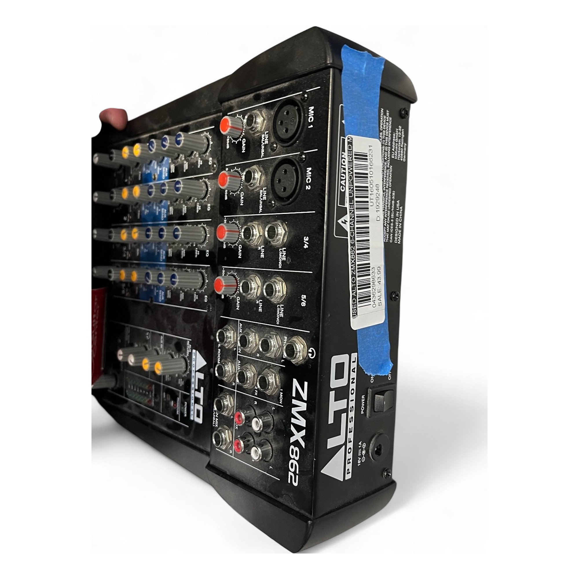 Used Alto ZMX862 6-Channel Unpowered Mixer | Guitar Center