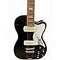 Used Airline Tuxedo Black and White Solid Body Electric Guitar