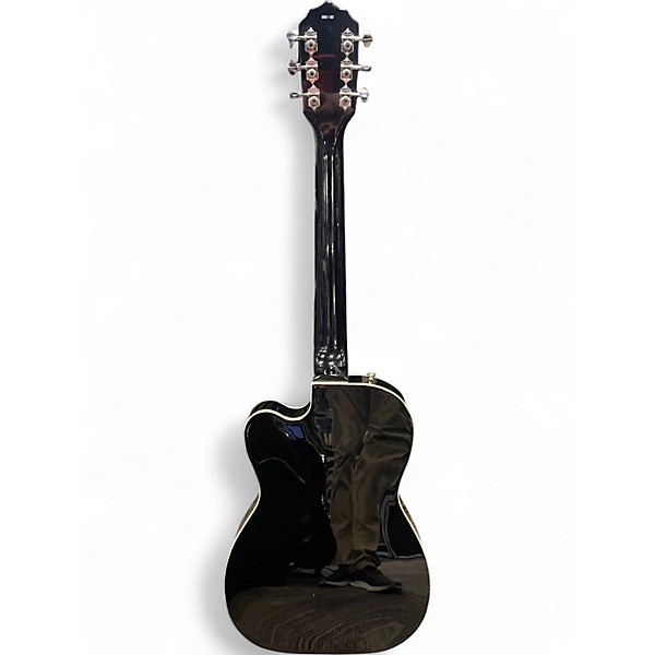 Used Airline Tuxedo Black and White Solid Body Electric Guitar