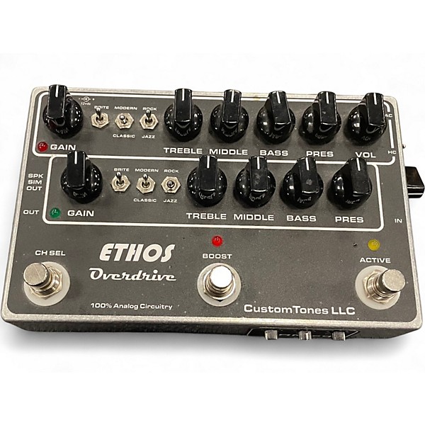 Used Custom Tones Llc Ethos Overdrive with HRM EQ Effect