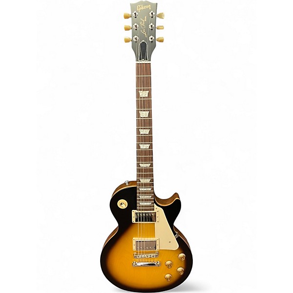 Used Gibson Les Paul Tribute 2 Tone Sunburst Solid Body Electric Guitar