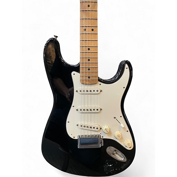 Used Fender 40th anniversary stratocaster Black Solid Body Electric Guitar