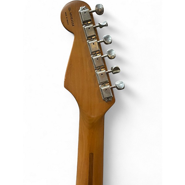 Used Fender 40th anniversary stratocaster Black Solid Body Electric Guitar