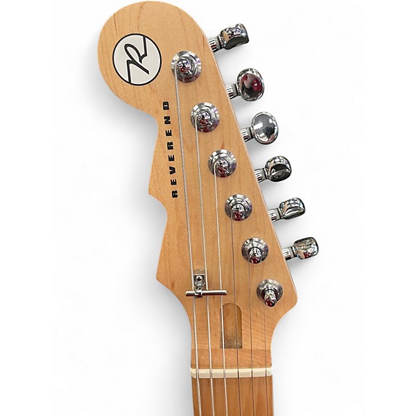 Used Reverend Tommy Koffin Signature Black Sparkle Solid Body Electric Guitar