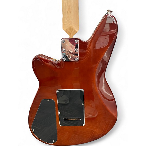 Used Reverend Tommy Koffin Signature Black Sparkle Solid Body Electric Guitar