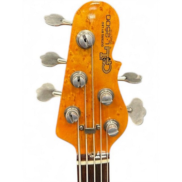 Used G&L USA L2500 5 String Natural Electric Bass Guitar