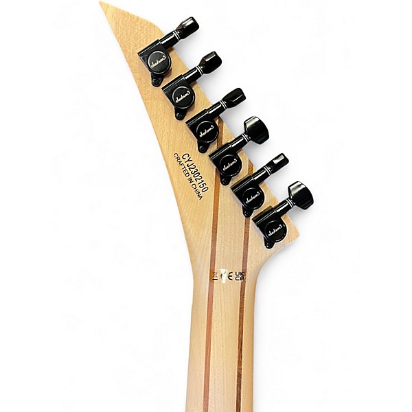 Used Jackson DINKY PRO PLUS DKAQ SILVER BURST Solid Body Electric Guitar