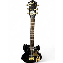 Used Lyon By Washburn LI15 Black Solid Body Electric Guitar