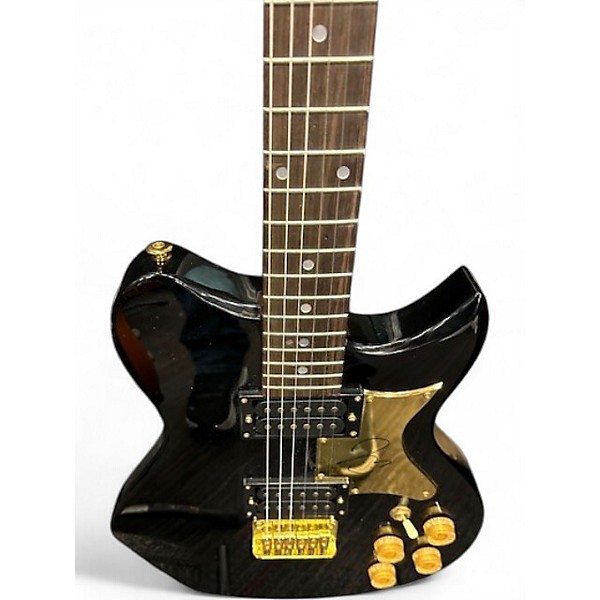 Used Lyon By Washburn LI15 Black Solid Body Electric Guitar