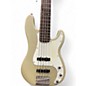 Used Squier Precision Bass 5 String Gold Electric Bass Guitar
