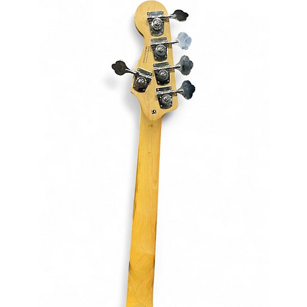 Used Squier Precision Bass 5 String Gold Electric Bass Guitar