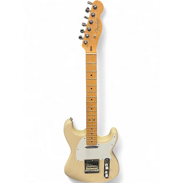 Used 2018 Fender WHITEGUARD STRAT Vintage Blonde Solid Body Electric Guitar