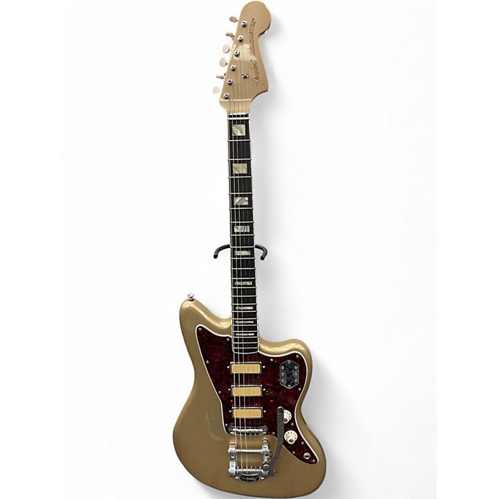 ギター Fender Jazzmaster gold foil Used Fender Gold Foil Jazzmaster Shoreline Gold Solid Body