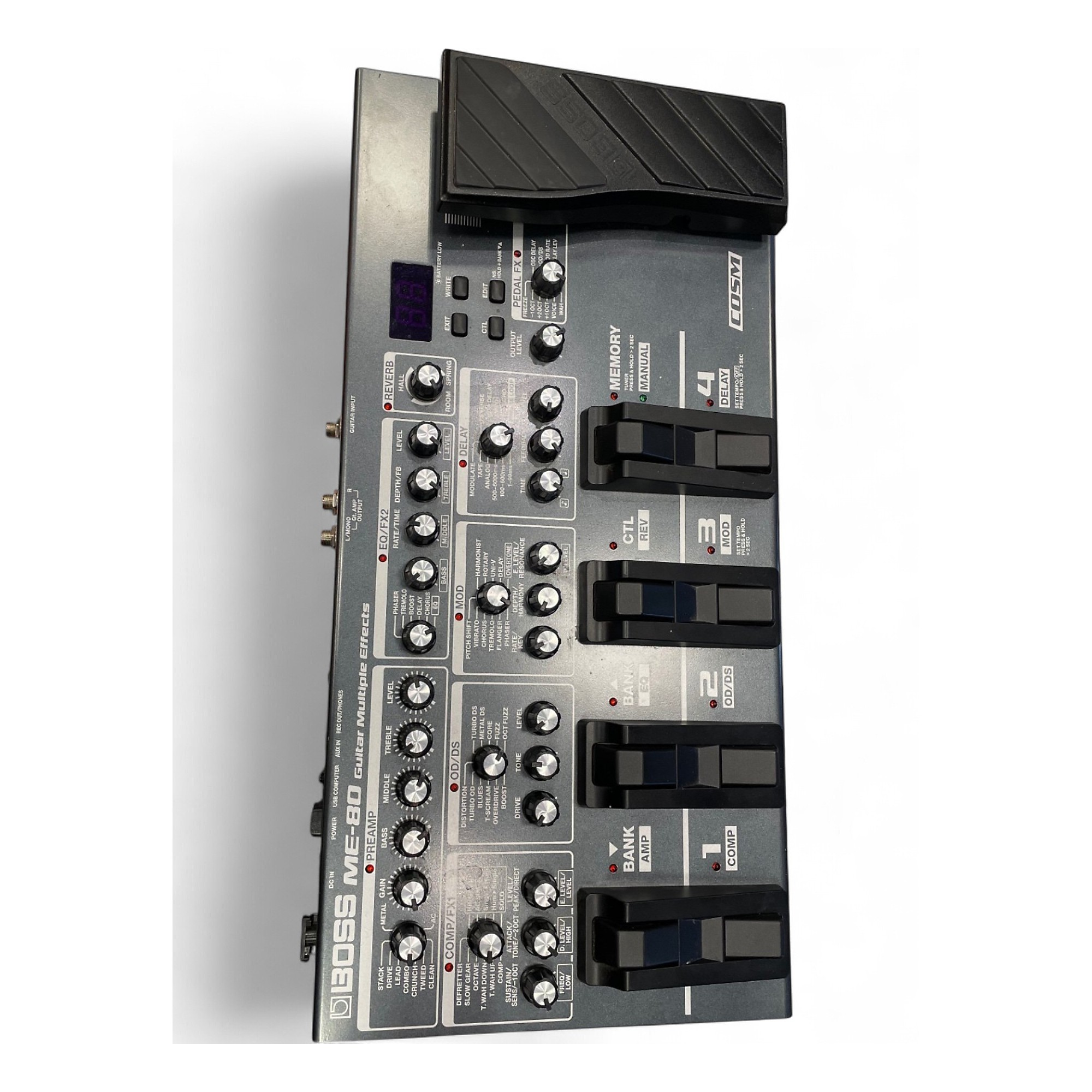 Used BOSS ME80 Guitar Multi Effect Processor | Guitar Center