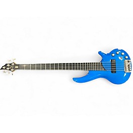Used Cort CURBOW 5 BLUE Electric Bass Guitar