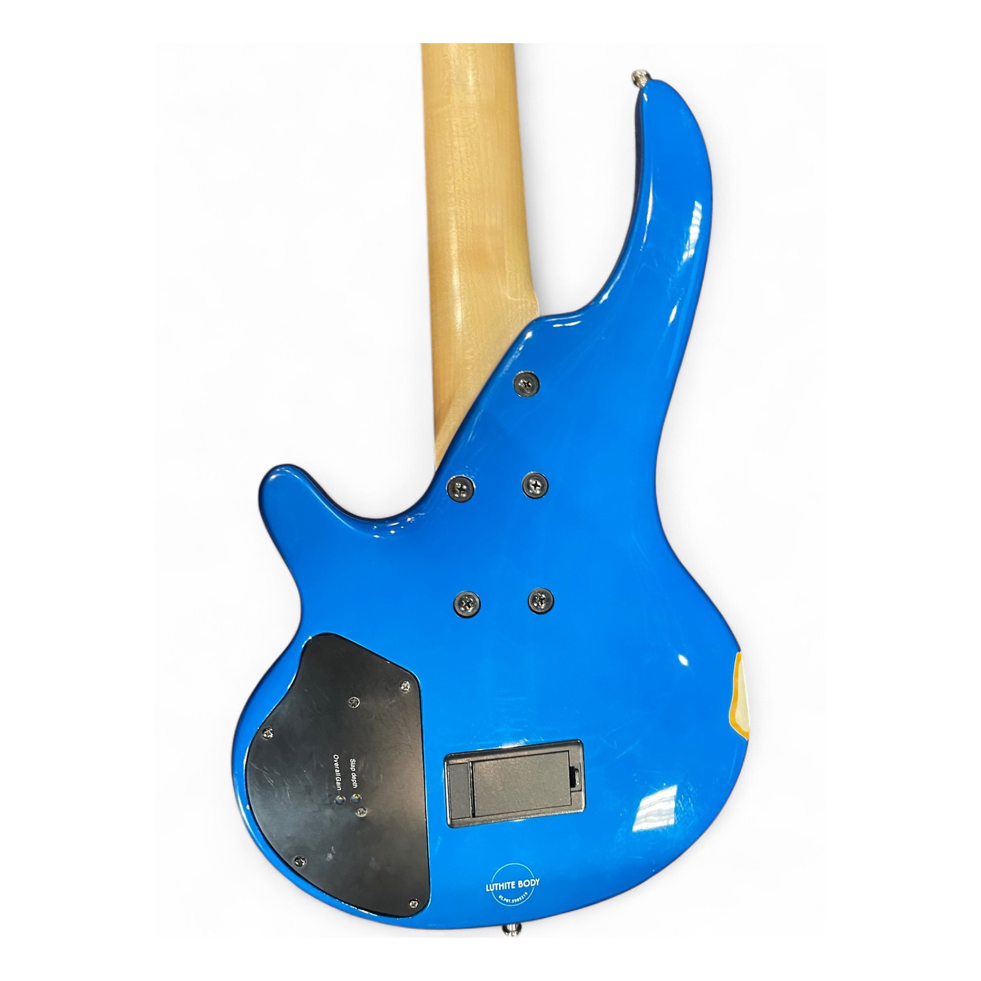 Used Cort CURBOW 5 BLUE Electric Bass Guitar BLUE | Guitar