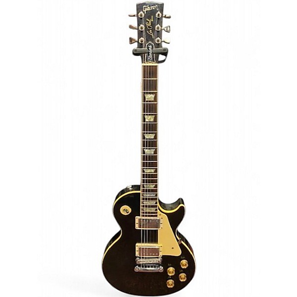 Vintage 1990 Gibson Les Paul Standard Ebony Solid Body Electric Guitar