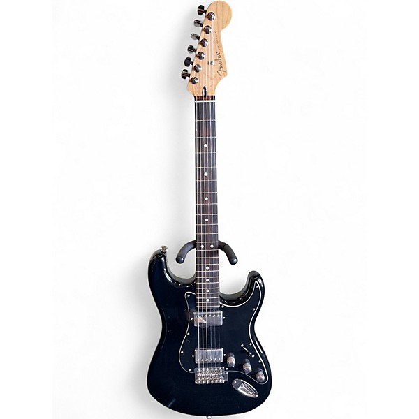 Used Fender Blacktop Stratocaster HSH Black Solid Body