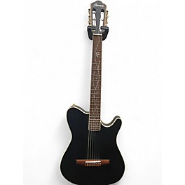 Used Ibanez TOD10N Tim Henson Flat Black Classical Acoustic Electric Guitar