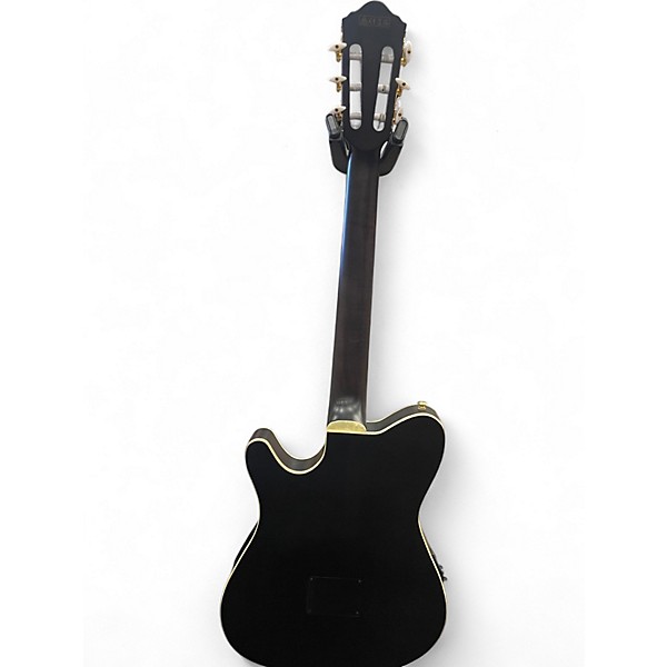 Used Ibanez TOD10N Tim Henson Flat Black Classical Acoustic Electric Guitar