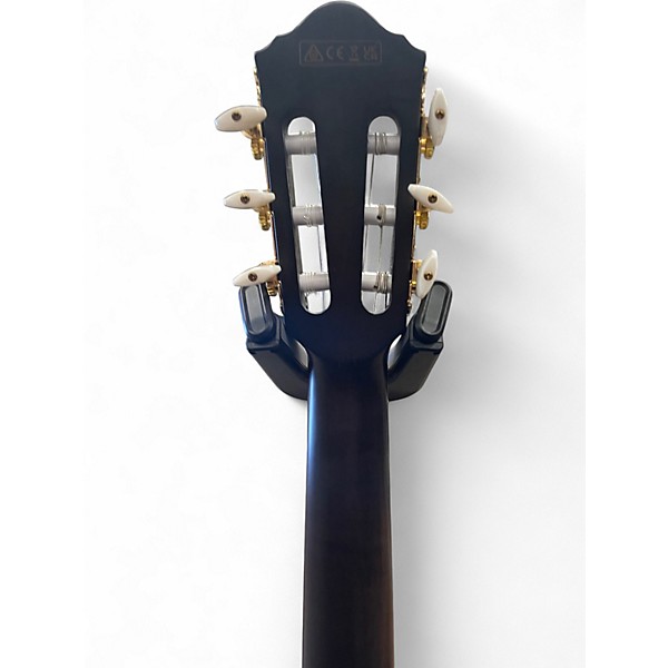 Used Ibanez TOD10N Tim Henson Flat Black Classical Acoustic Electric Guitar