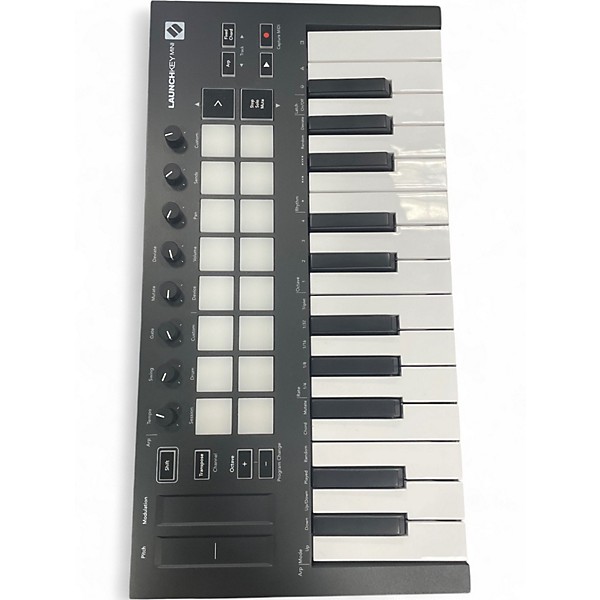 Used Novation launchkey mini mk3 MIDI Controller