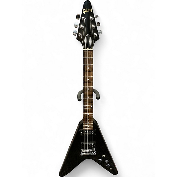 Used Gibson Eighties V Black Solid Body Electric Guitar