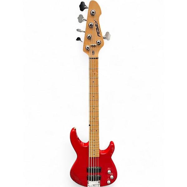 Used Peavey FOUNDATION Candy Apple Red Electric Bass Guitar