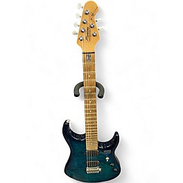 Used Sterling by Music Man jp150 Cerulean Blue Solid Body Electric Guitar