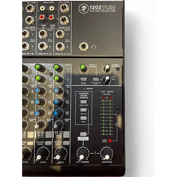 Used Mackie 1202VLZ4 Unpowered Mixer