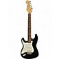 Used Fender 90's squier LH Black Solid Body Electric Guitar thumbnail