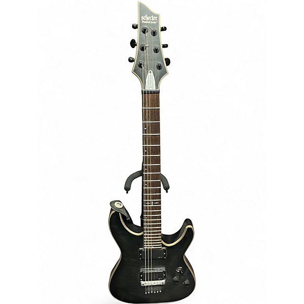Used Schecter Guitar Research C1 Platinum Silver Solid Body Electric Guitar