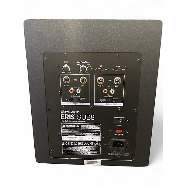Used PreSonus Eris SUB8 Subwoofer | Guitar Center