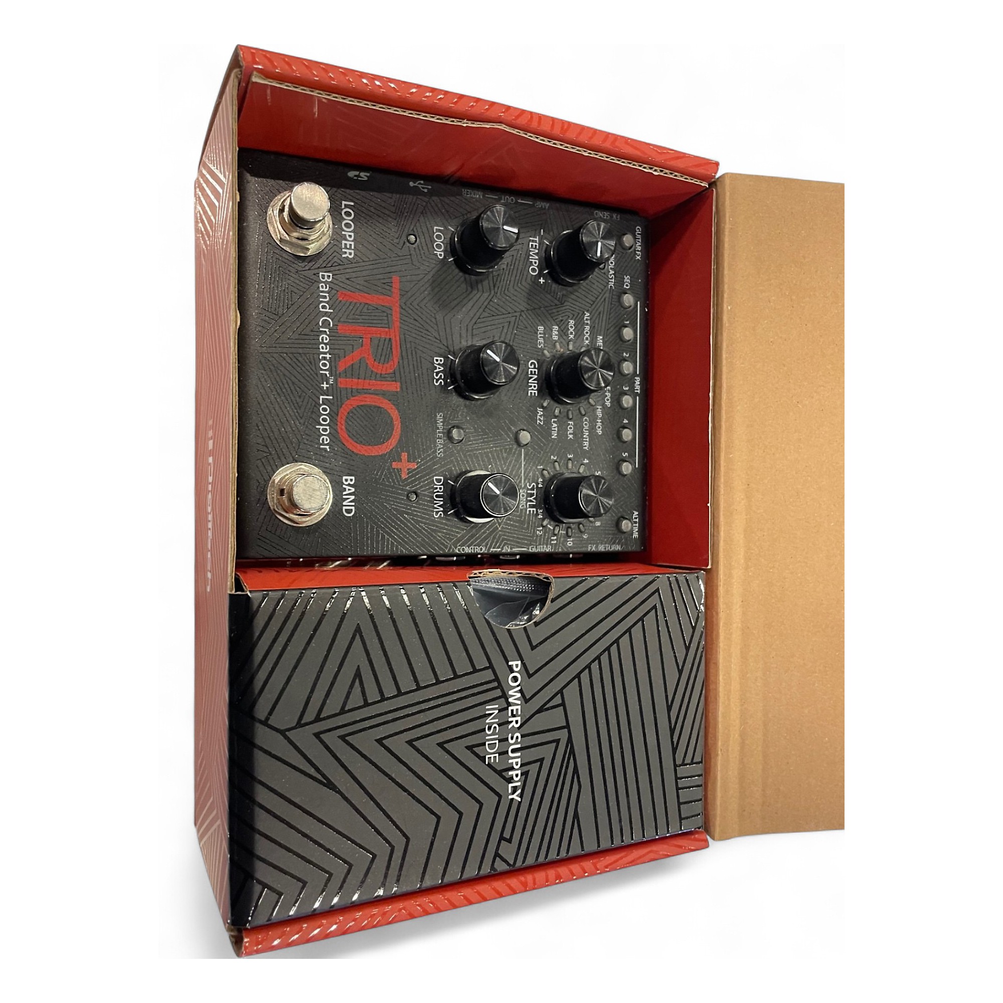 ギター DigiTech TRIO+   Band Creator+Looper DigiTech TRIO Plus Band Creator Looper – Z String Music