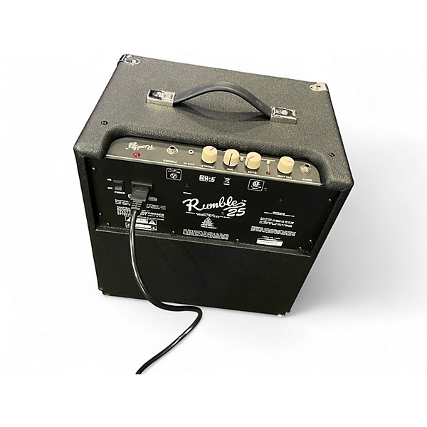 Used Fender Rumble 25 25W 1x8 Bass Combo Amp