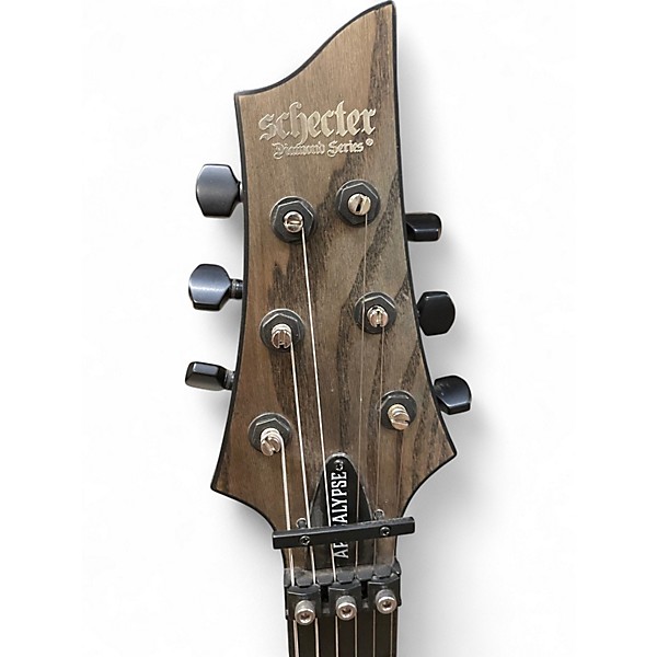 Used Schecter Guitar Research C1 Apocalypse DARK BROWN Solid Body Electric Guitar